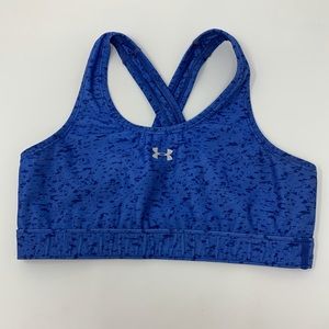 Under Armor Blue Speckled Sports Bra